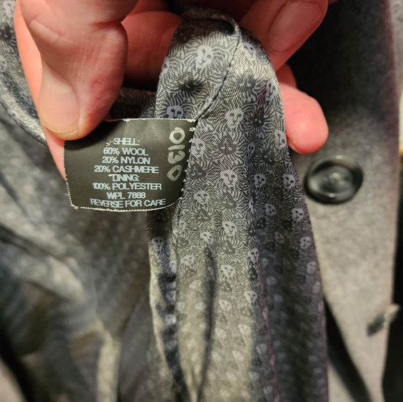 Anne Klein - Notch Collar Wool Coat - Picture 3 of 5